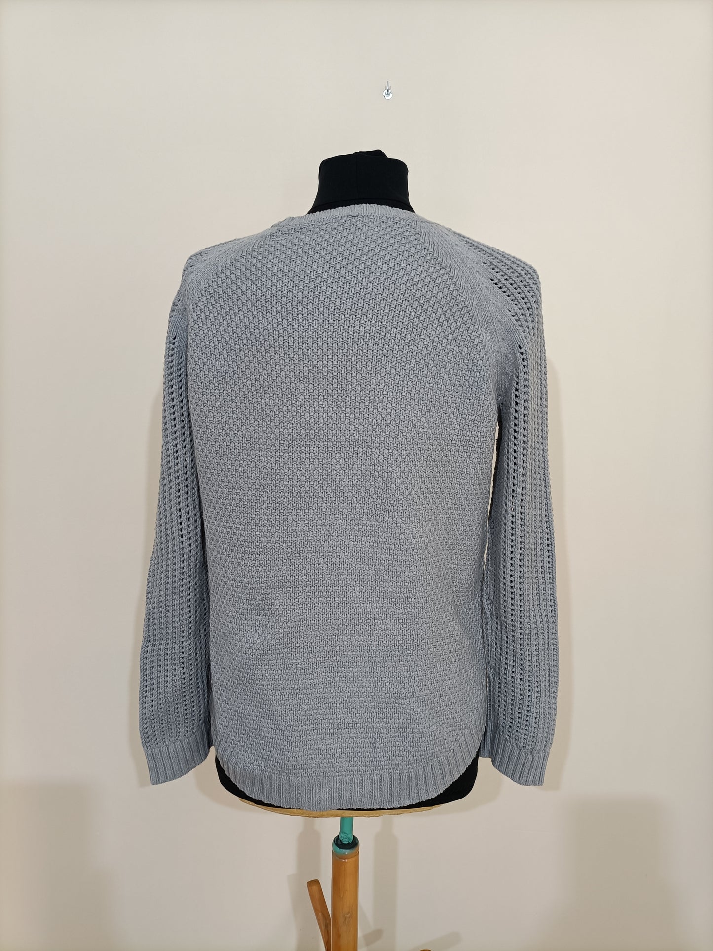 Pull Kiabi gris en maille taille M