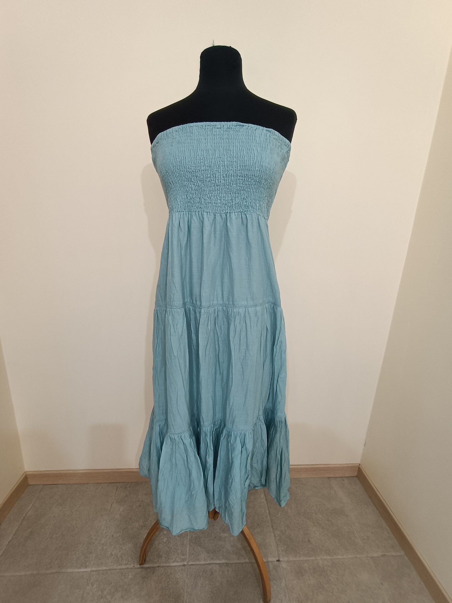 Robe de grossesse Séraphine vert d'eau Taille 40