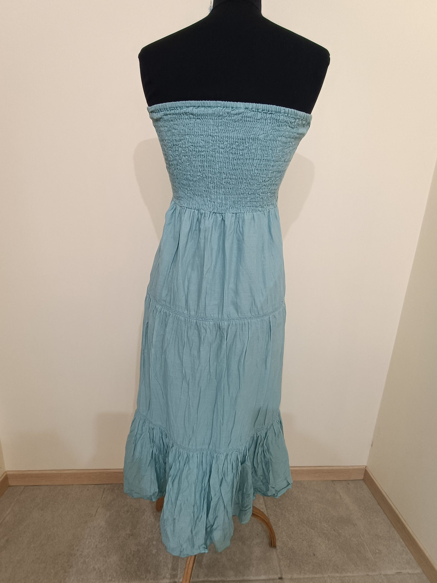 Robe de grossesse Séraphine vert d'eau Taille 40
