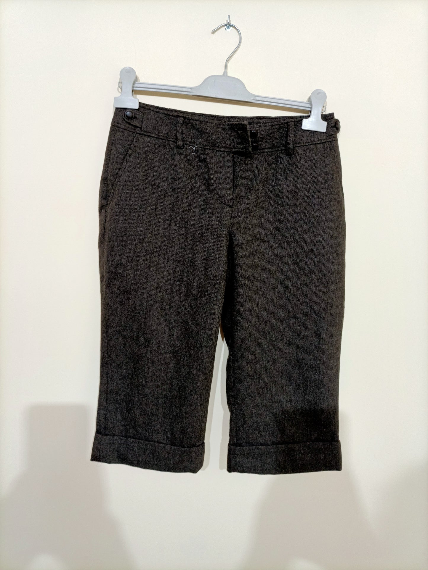 Pantacourt Camaïeu marron hiver Taille 38