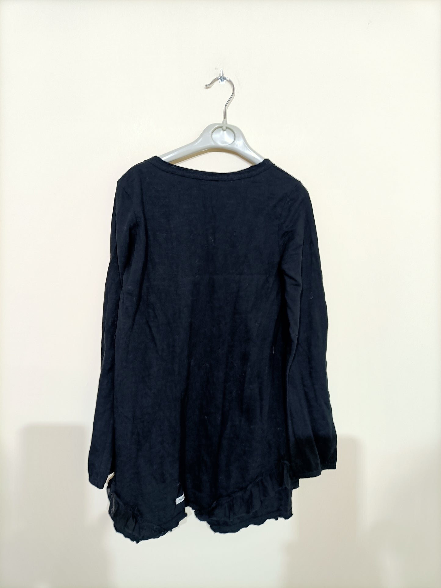 Tunique manches longues Capt'N Torture noire avec impression dorée Taille 16 Ans