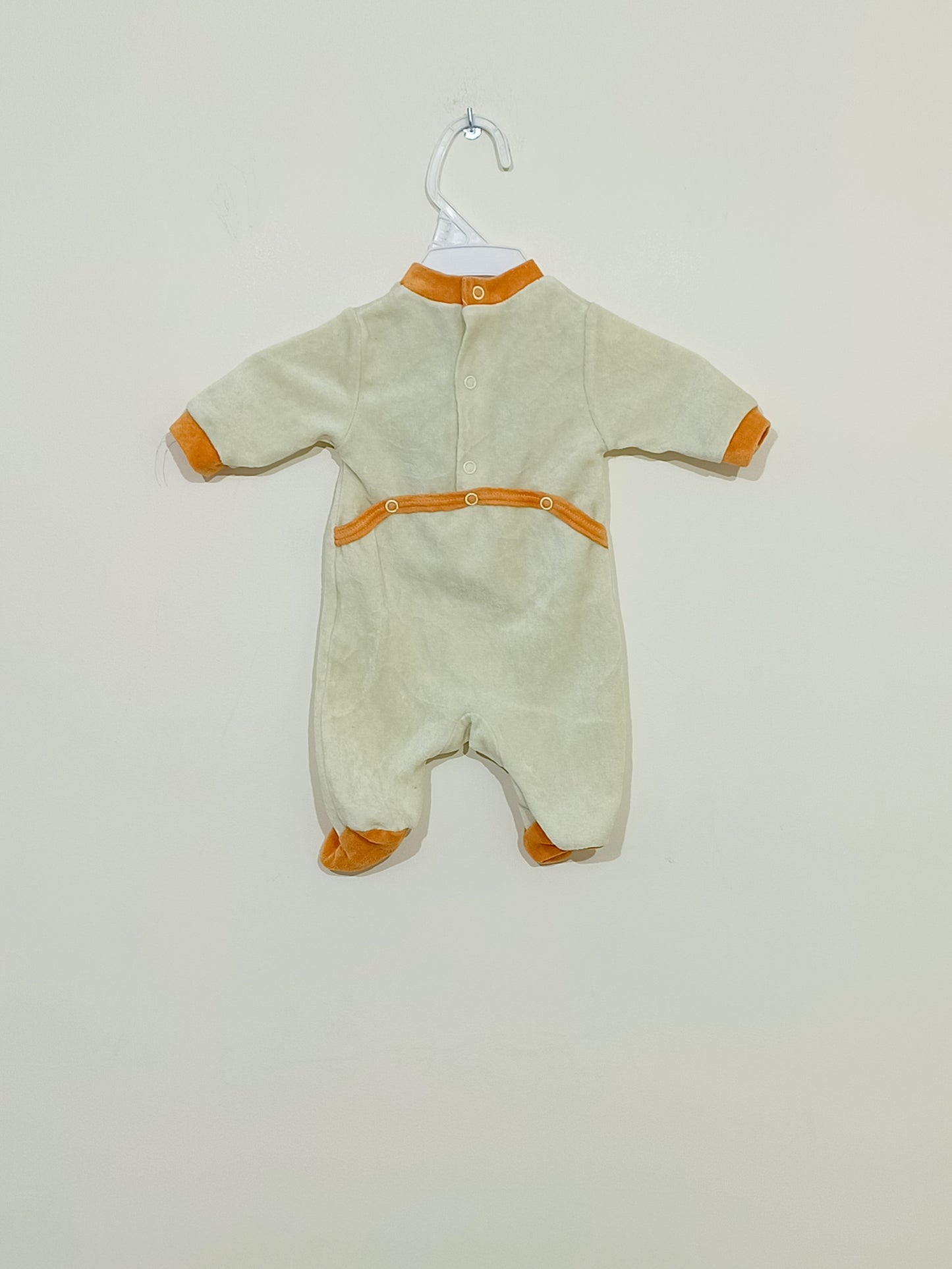 Pyjama Influx jaune et orange avec broderie Taille Naissance