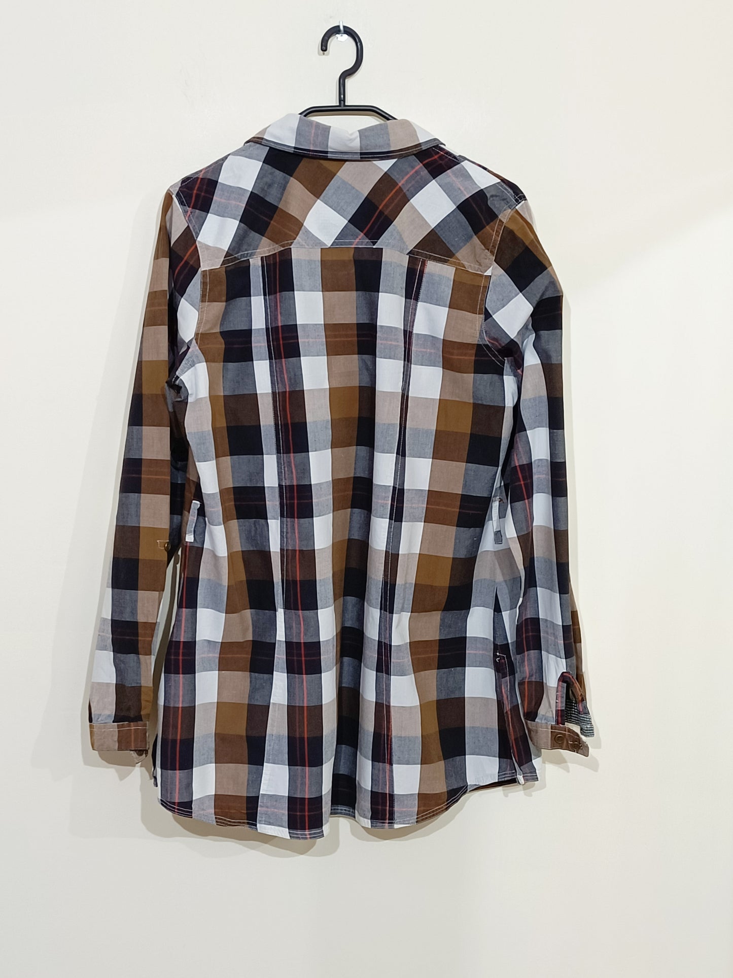 Chemise longue Gina Laura à carreaux Taille L