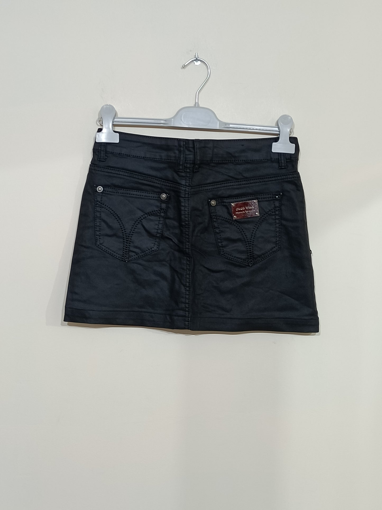 Mini jupe en jeans Onado noire Taille 38