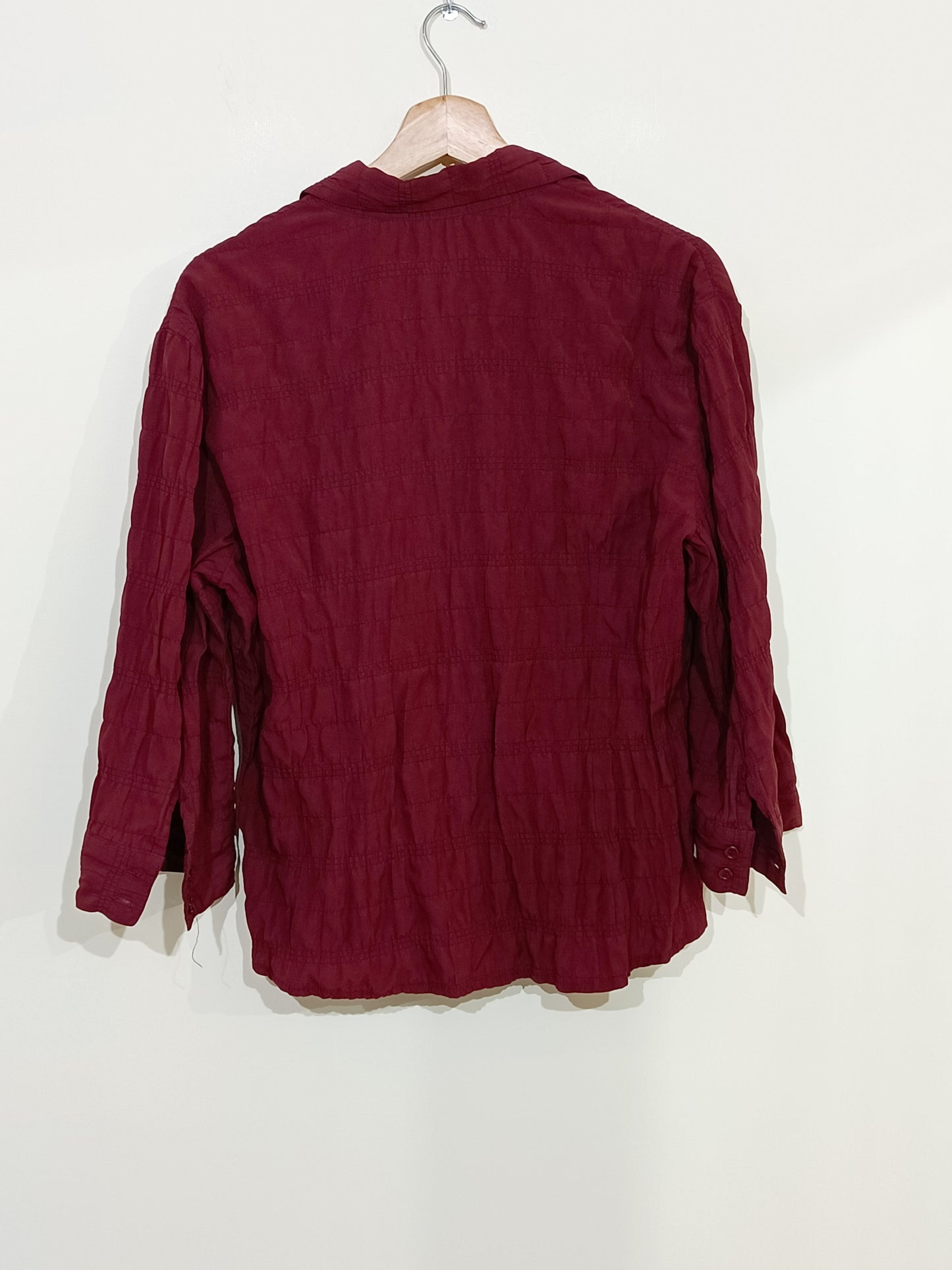 Chemisier DPM bordeaux manches 3/4 Taille 44