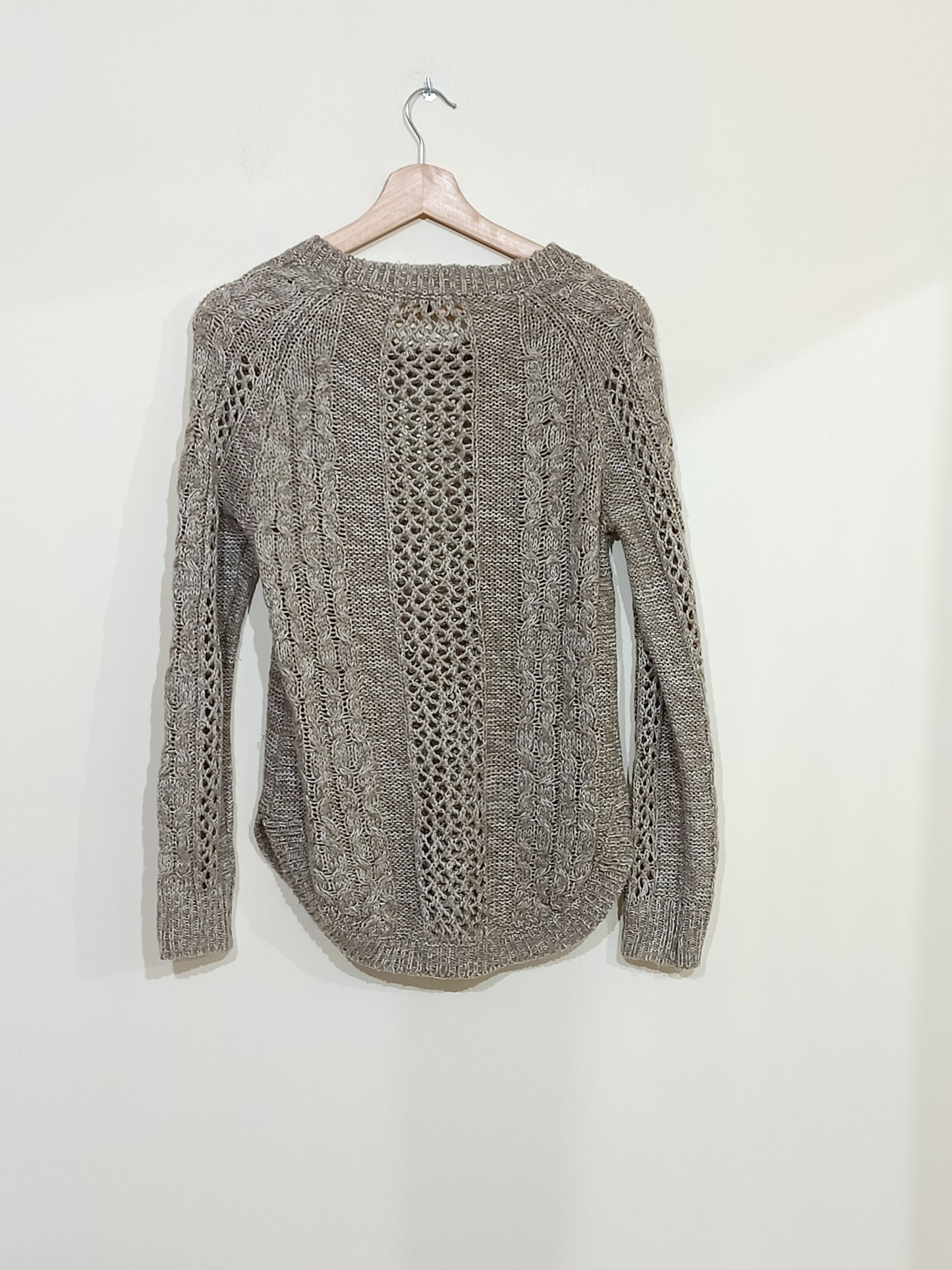 Pull en maille beige Taille S