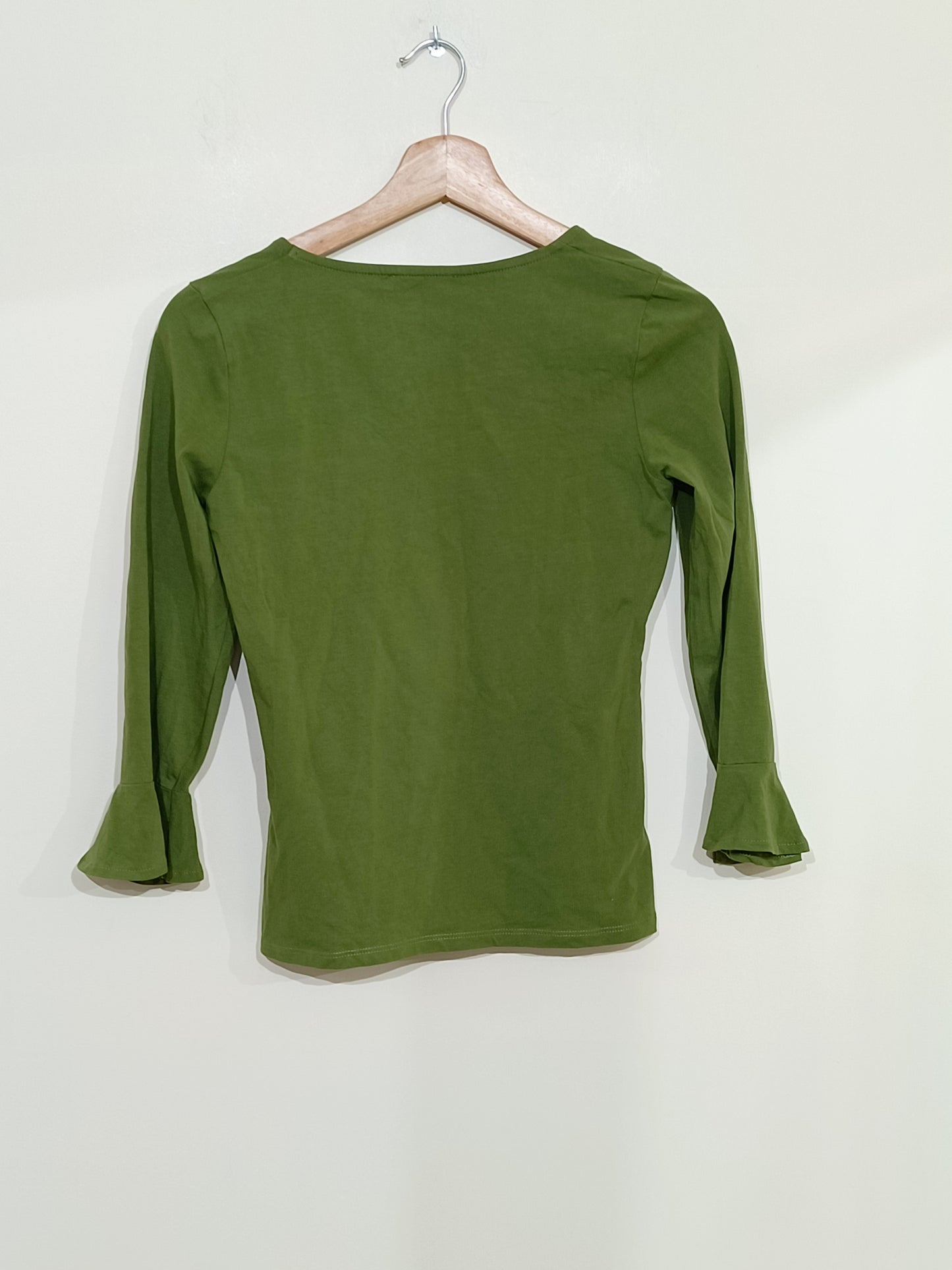 T-shirt manches 3/4 Jennyfer vert olive Taille M