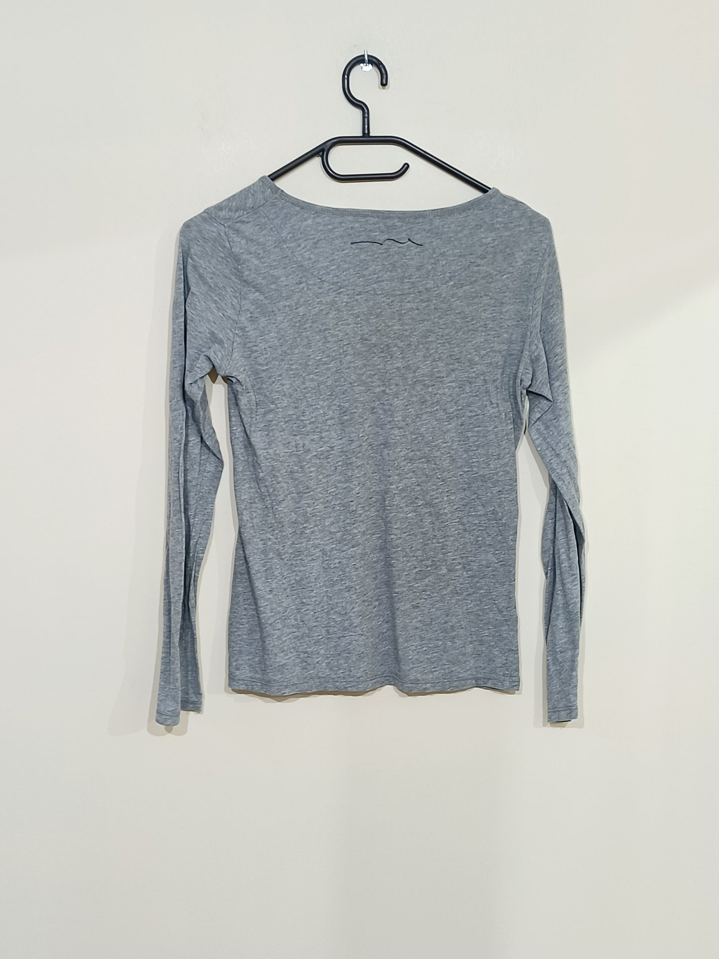 T-shirt manches longues Teddy Smith gris avec impression Taille S