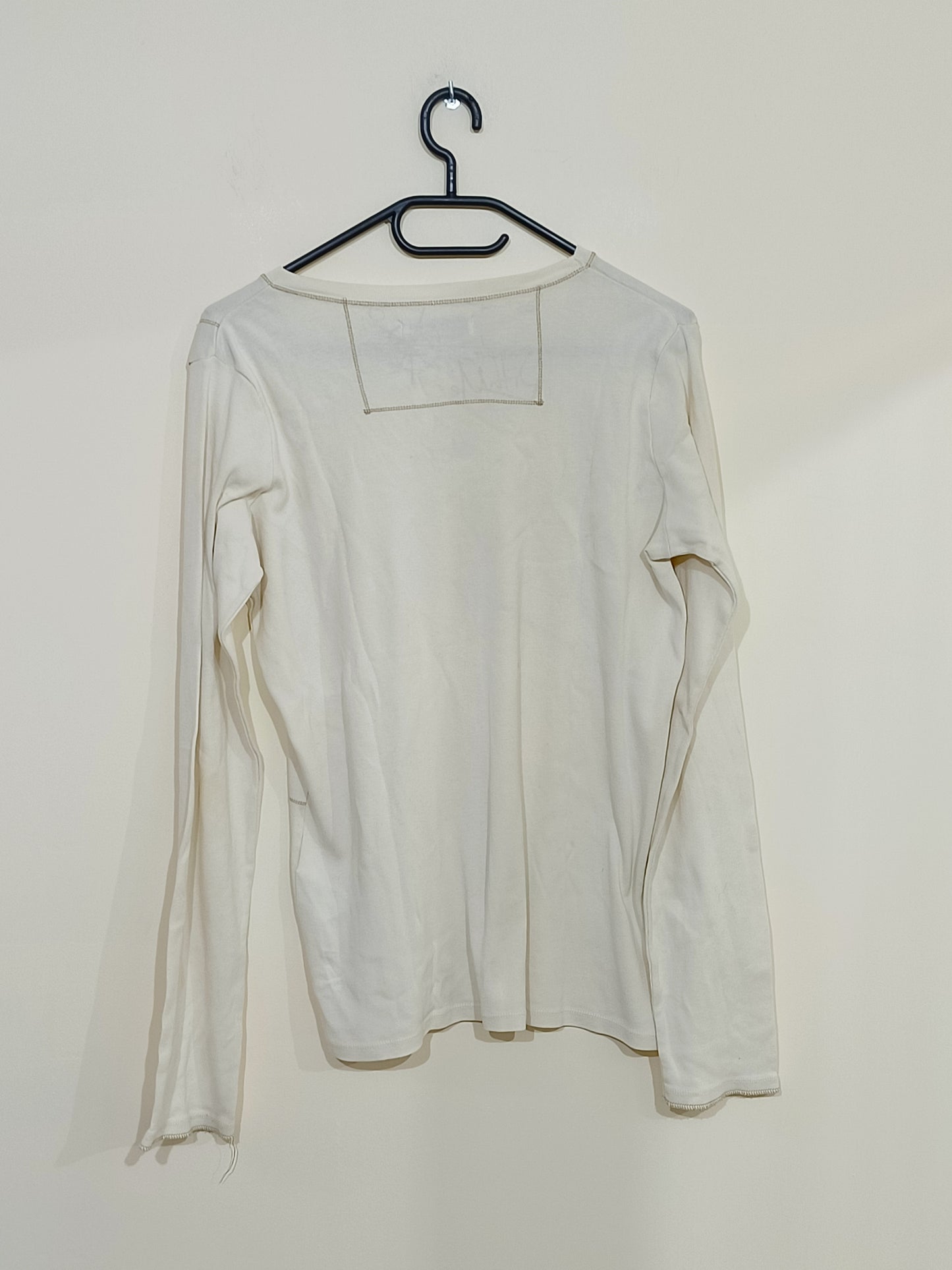 T-shirt manches longues Cache-Cache beige avec impression Taille L