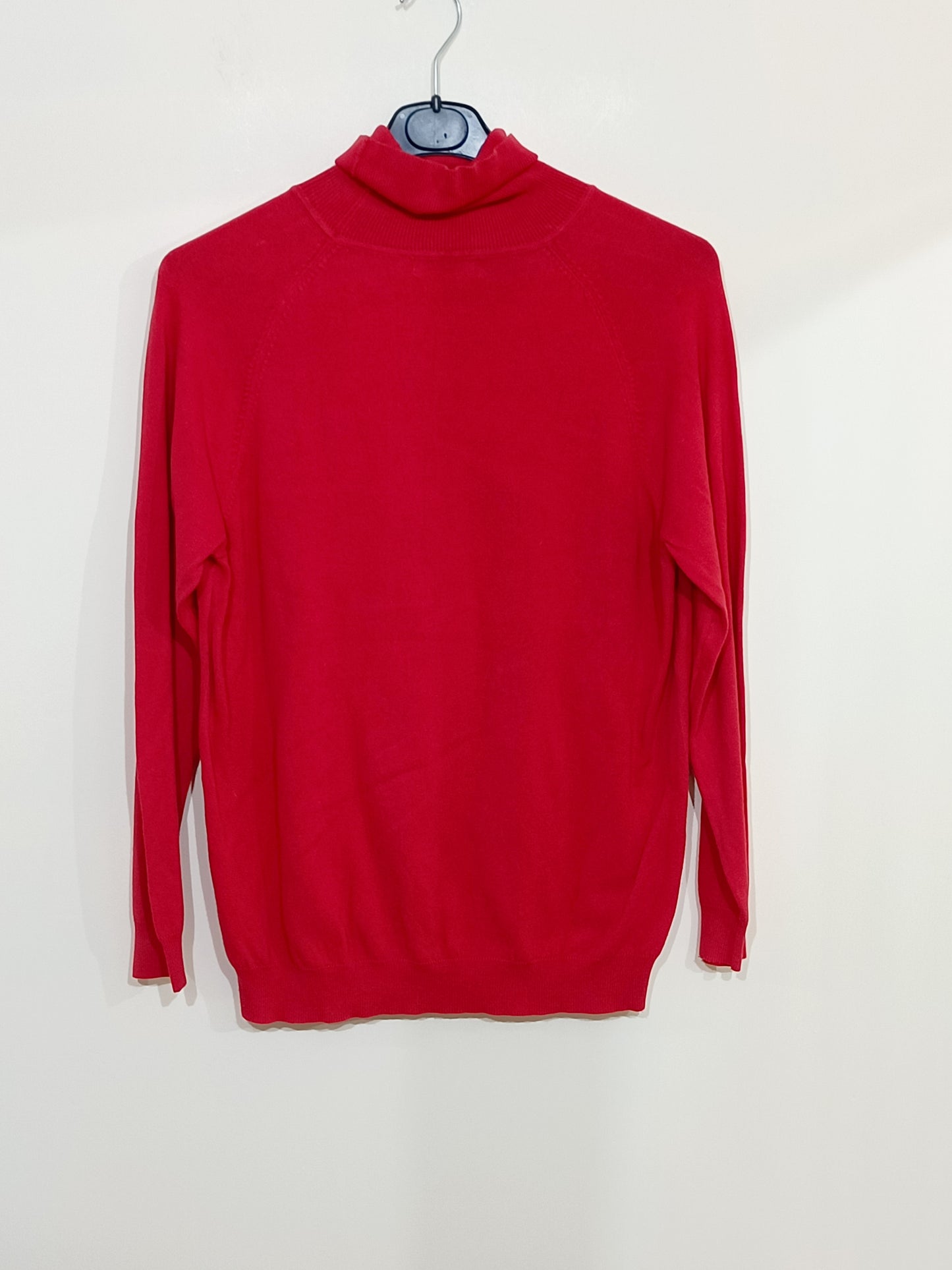 Pull fin Yessica col roulé rouge Taille XL