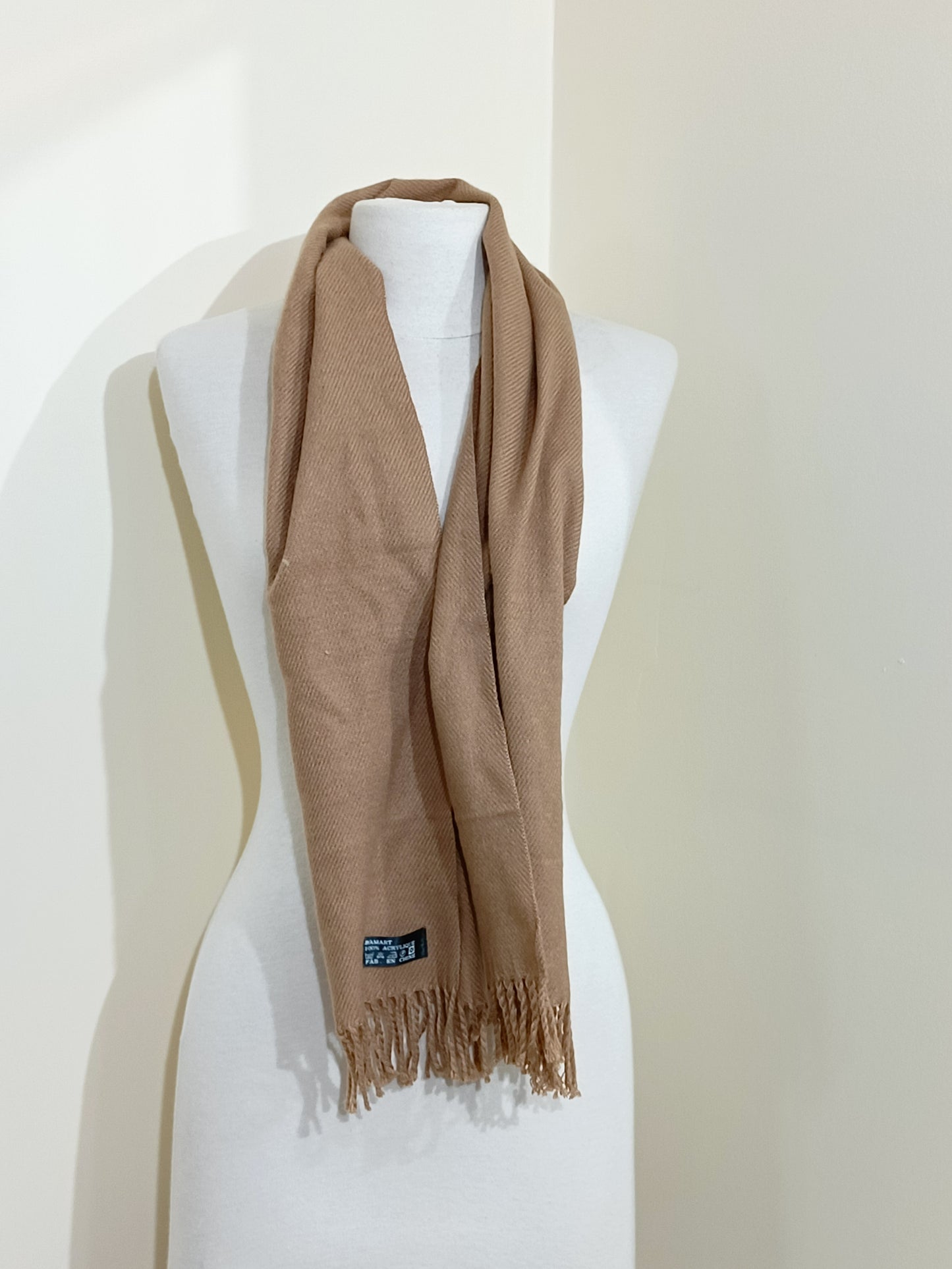 Echarpe Damart camel