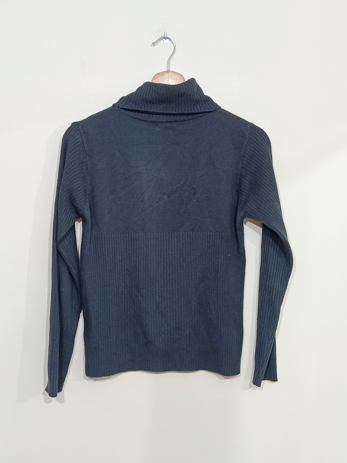 Pull col roulé Sami gris anthracite Taille S/M