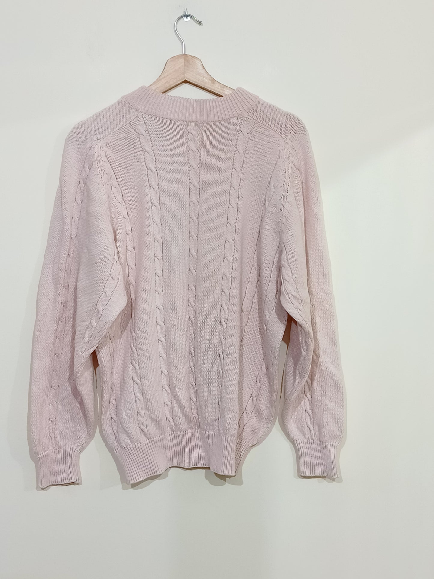 Pull C17 en maille rose pastel Taille M