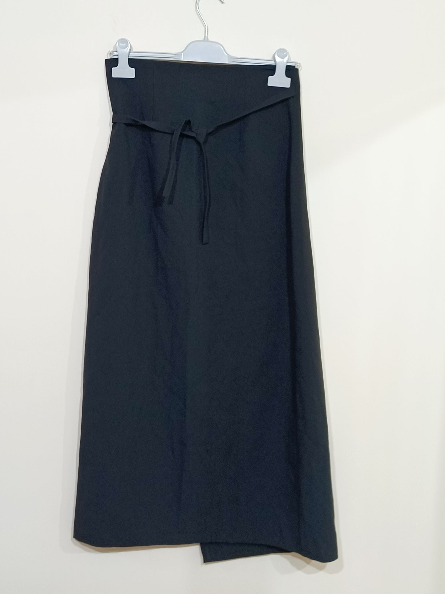 Jupe longue portefeuille Etam noir Taille 40