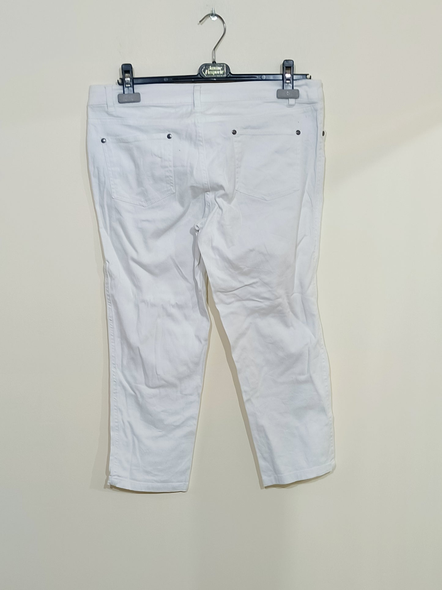 Pantacourt 3 Suisses blanc Taille 42