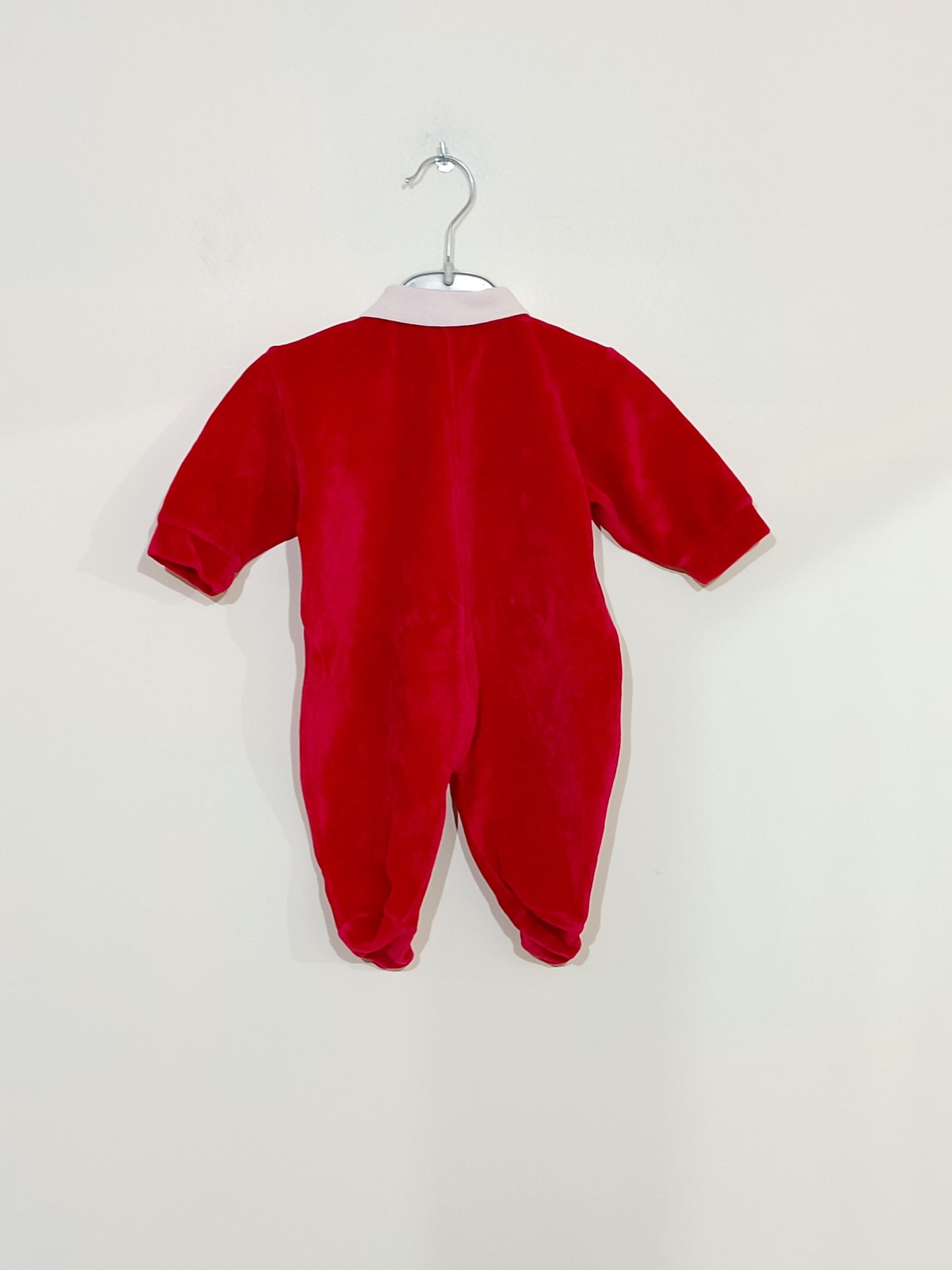 Pyjama Absorba rouge avec broderie Taille 3 mois
