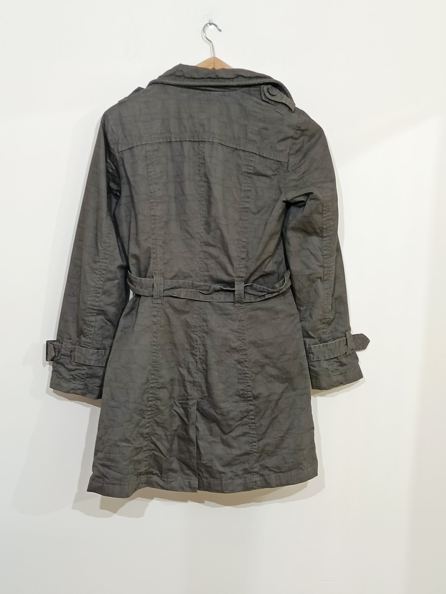 Manteau Authentic Luxury marron à carreaux Taille 38