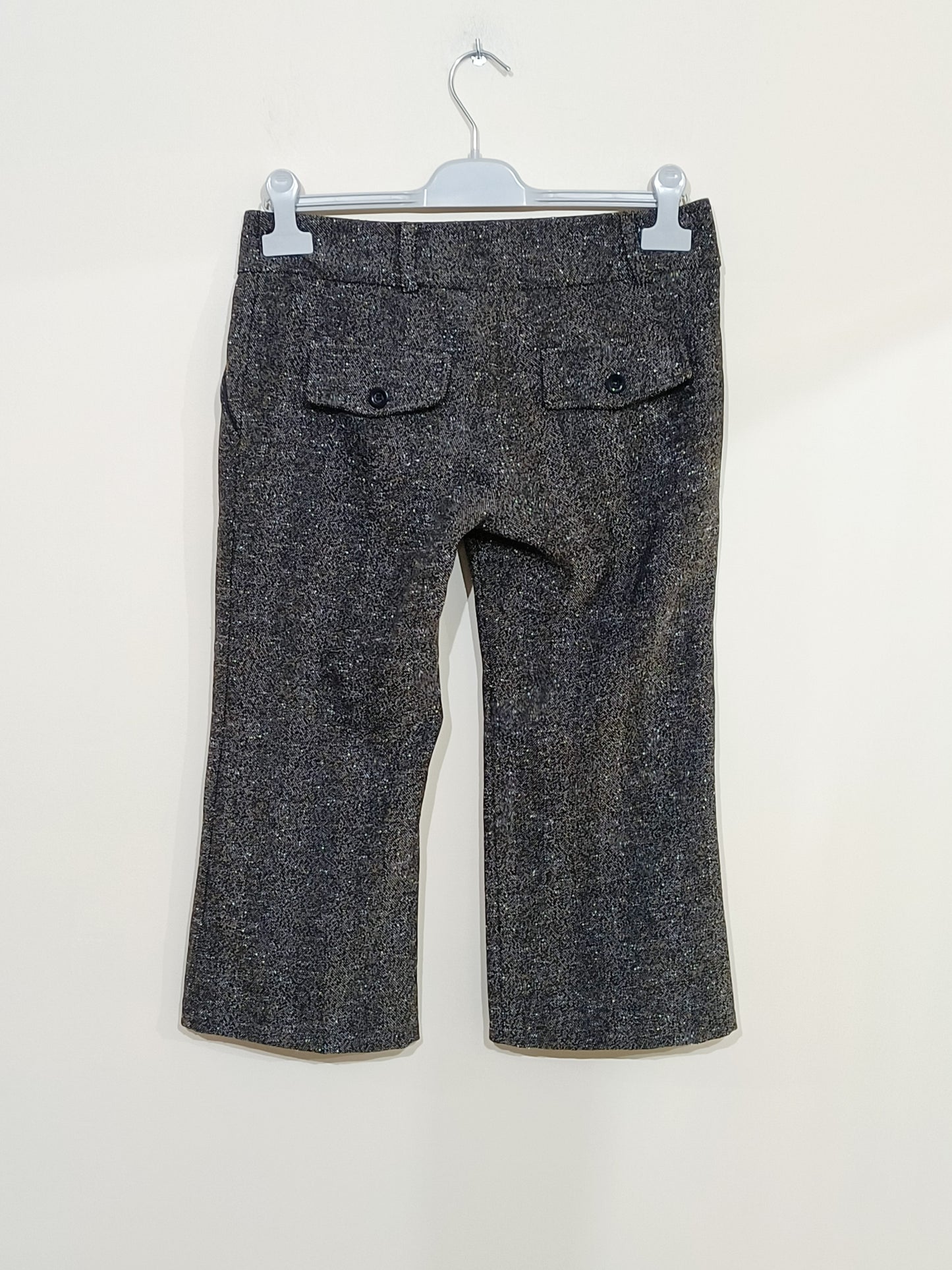 Pantacourt noir chiné Taille 40