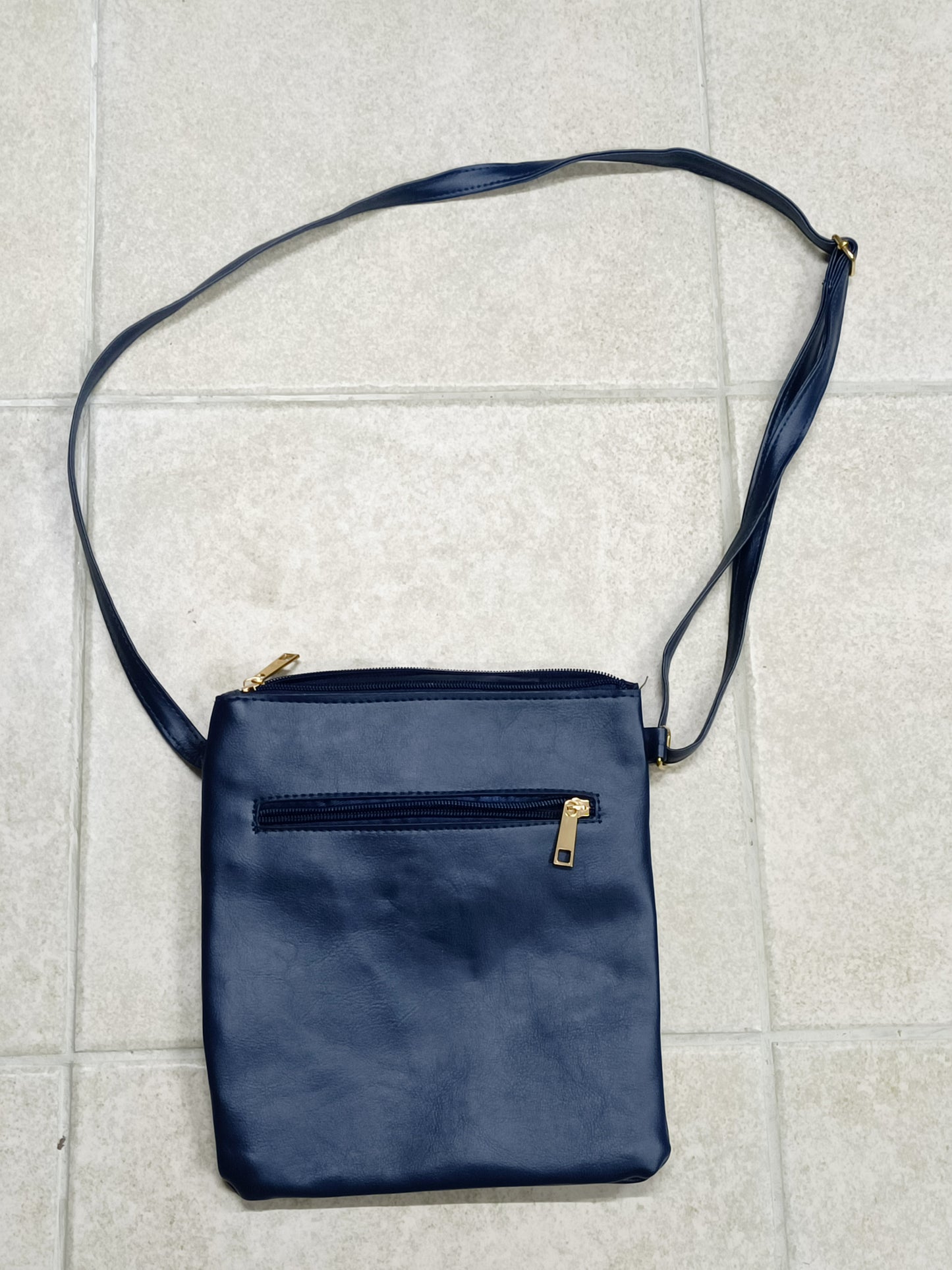 Sacoche bandoulière Nathalie Andersen bleue marine