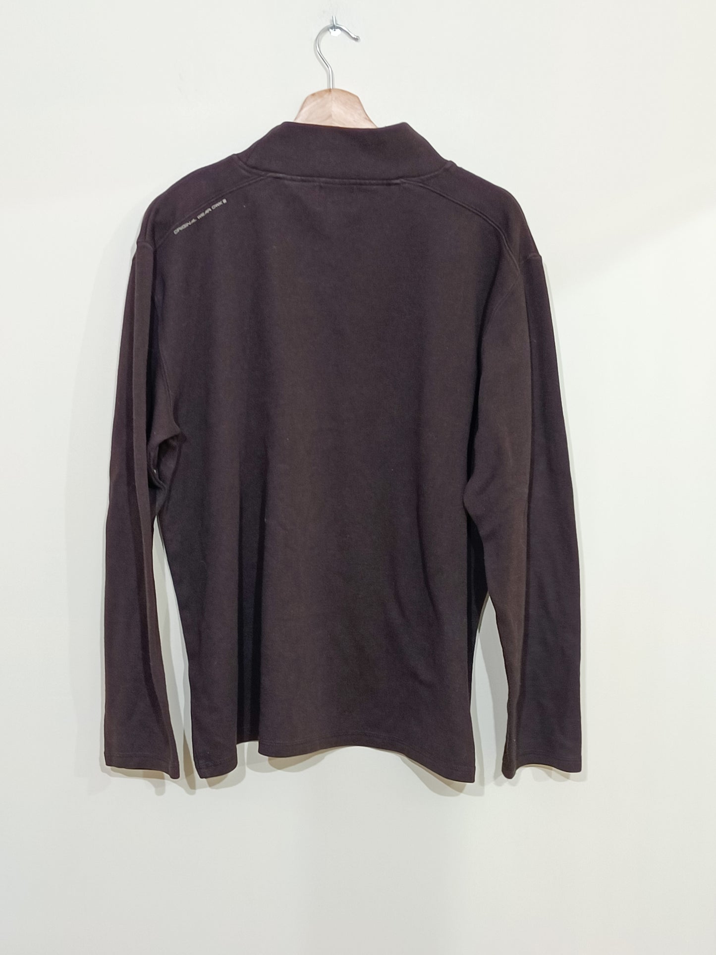 Pull fin OWK col montant marron Taille XXL