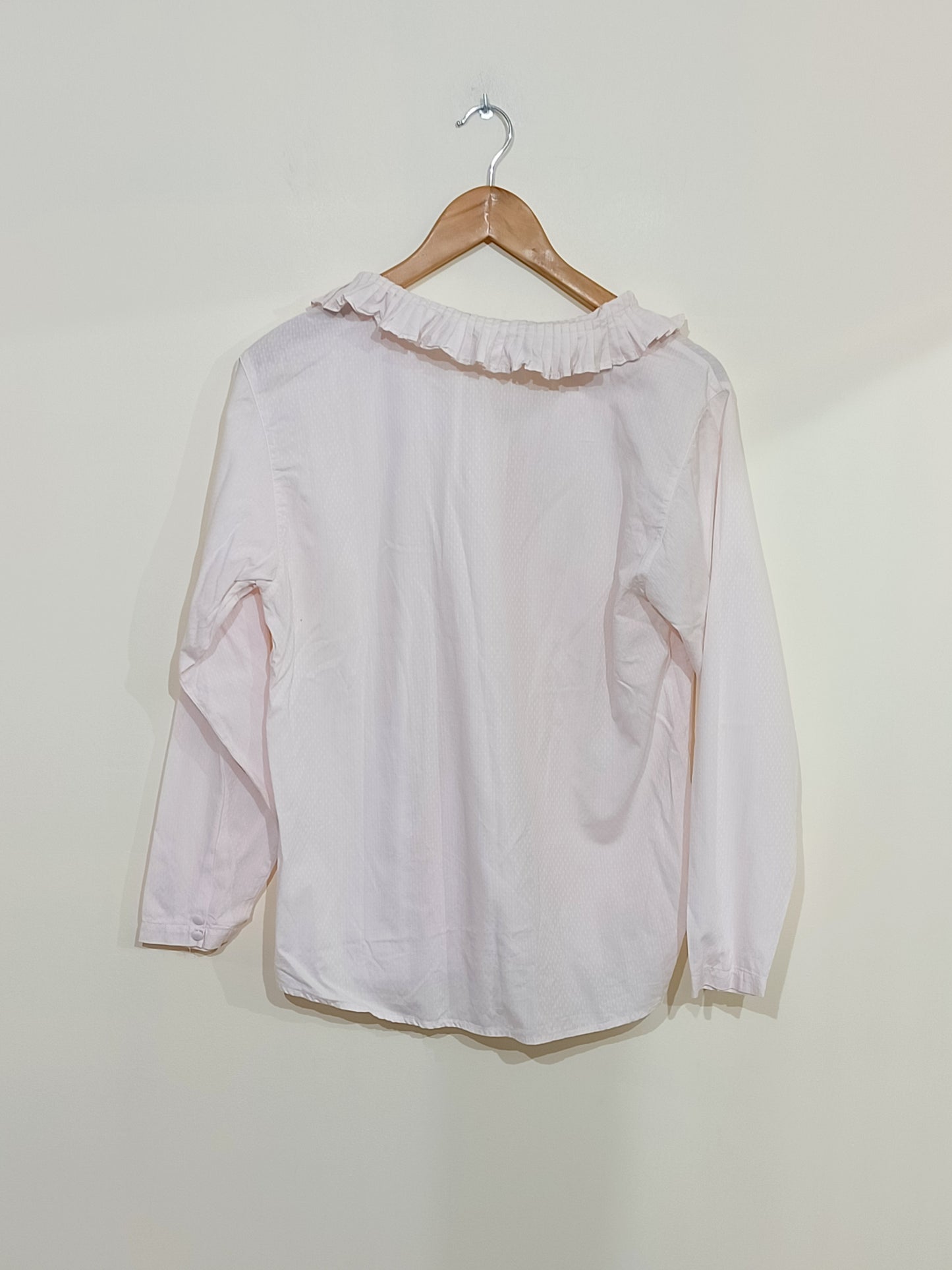 Chemise United Colors Of Benetton rose pâle avec col fantaisie Taille S