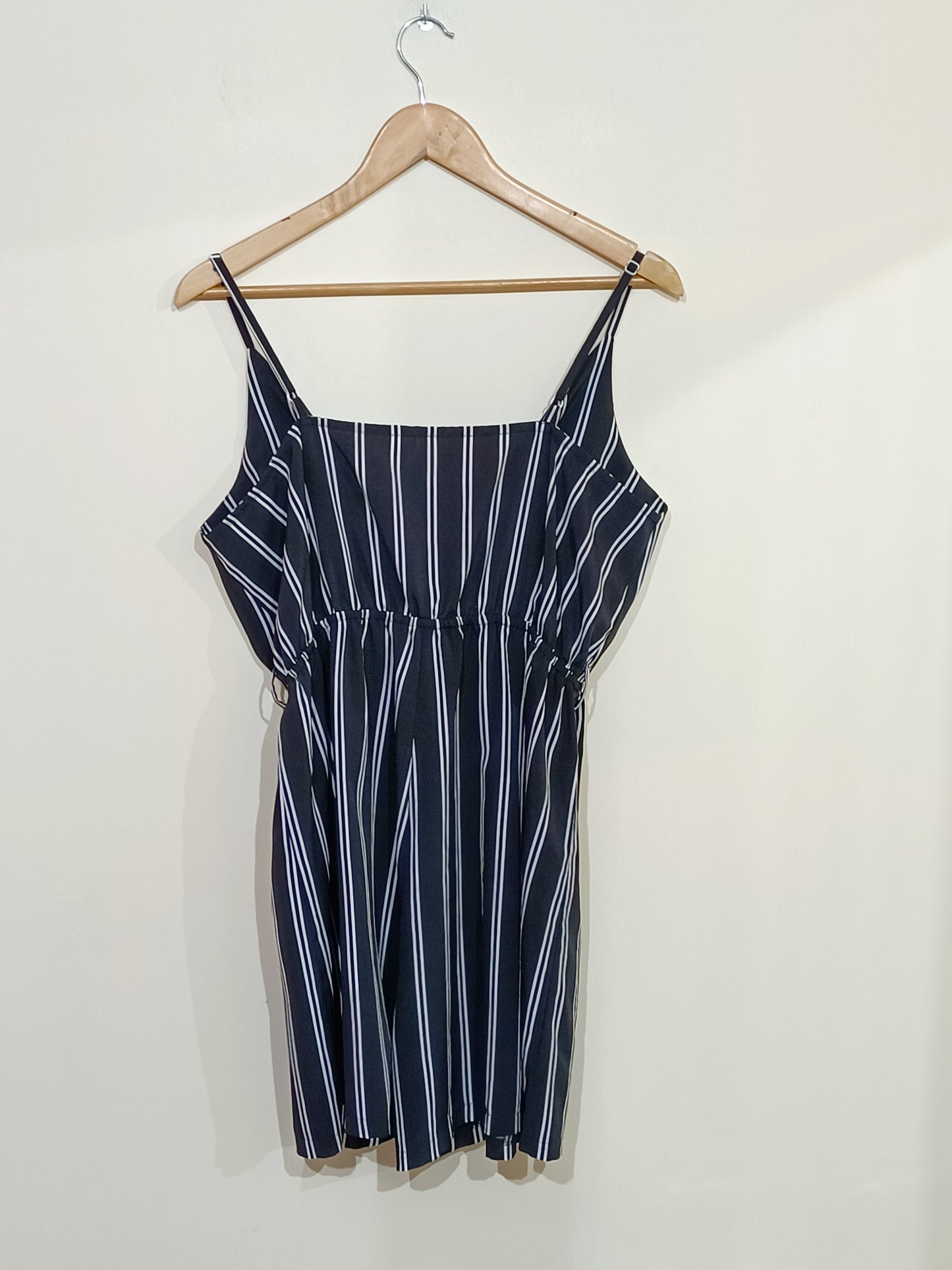 Combi-short Shein noir rayé blanc Taille L