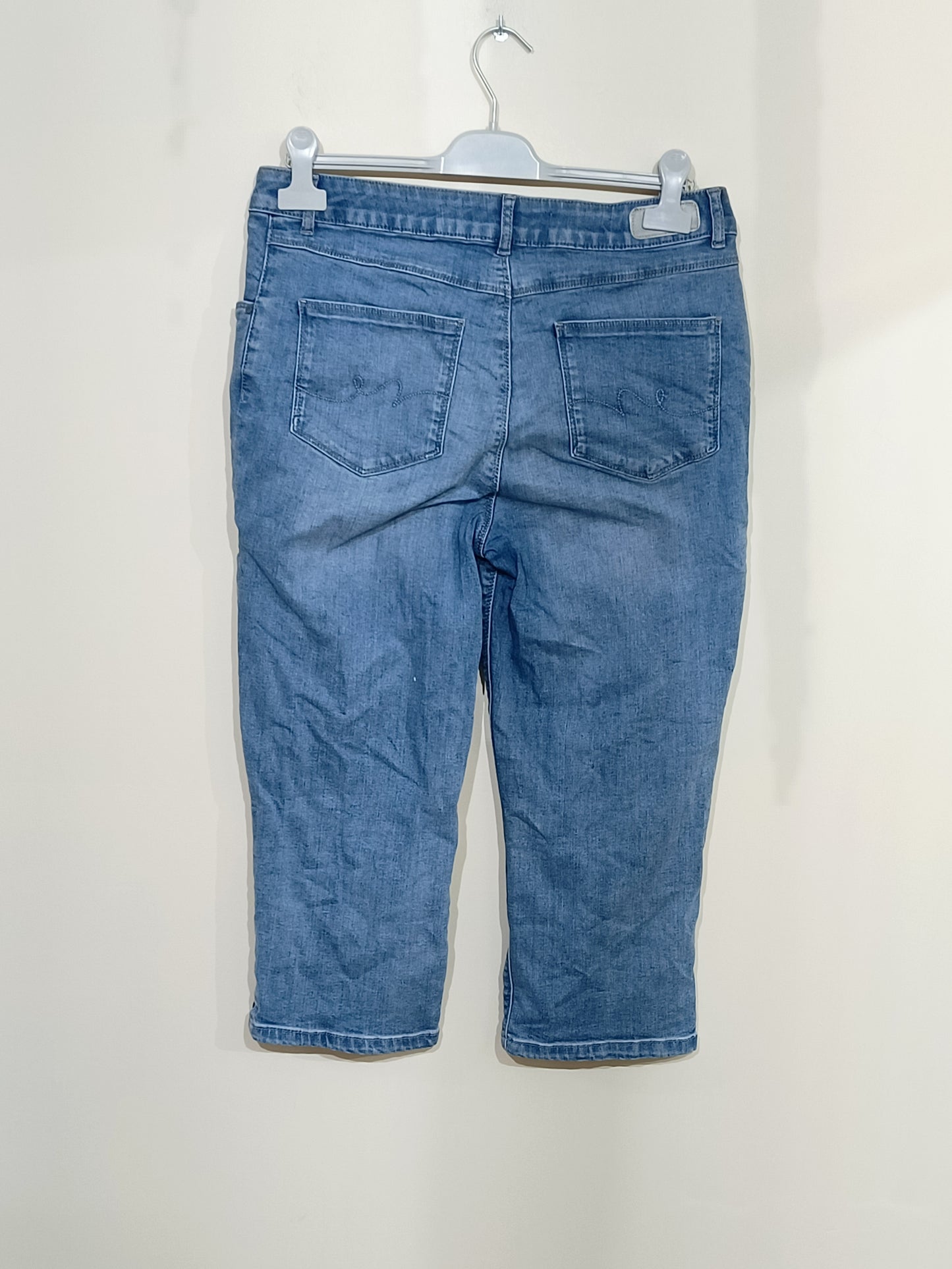 Pantacourt en jeans Stooker bleu clair Taille 42