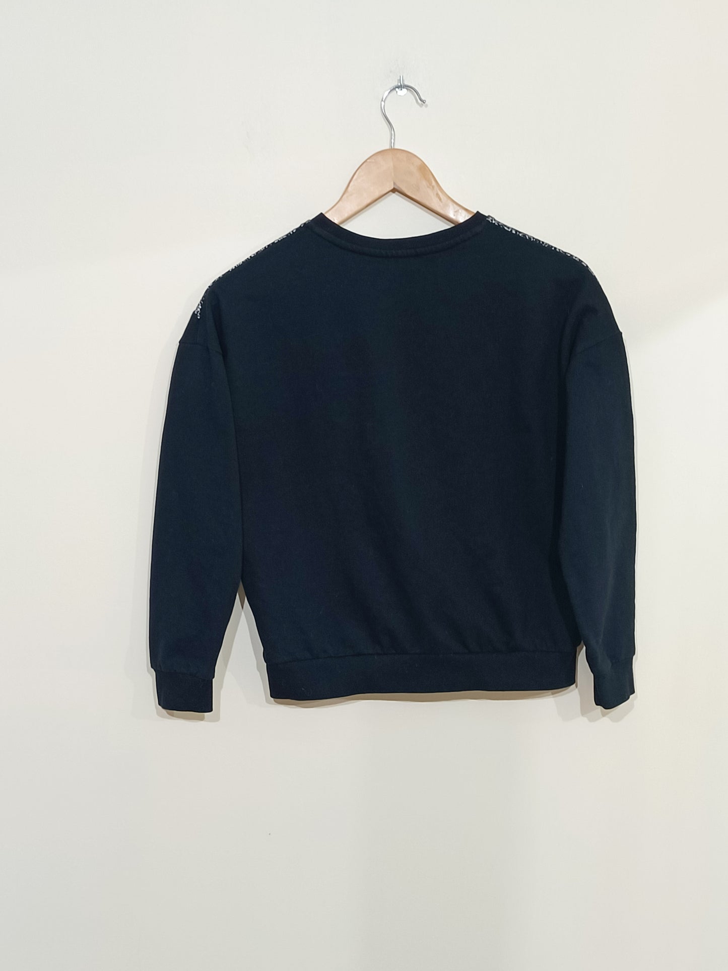 Sweat Gémo noir et argenté Taille 14 Ans