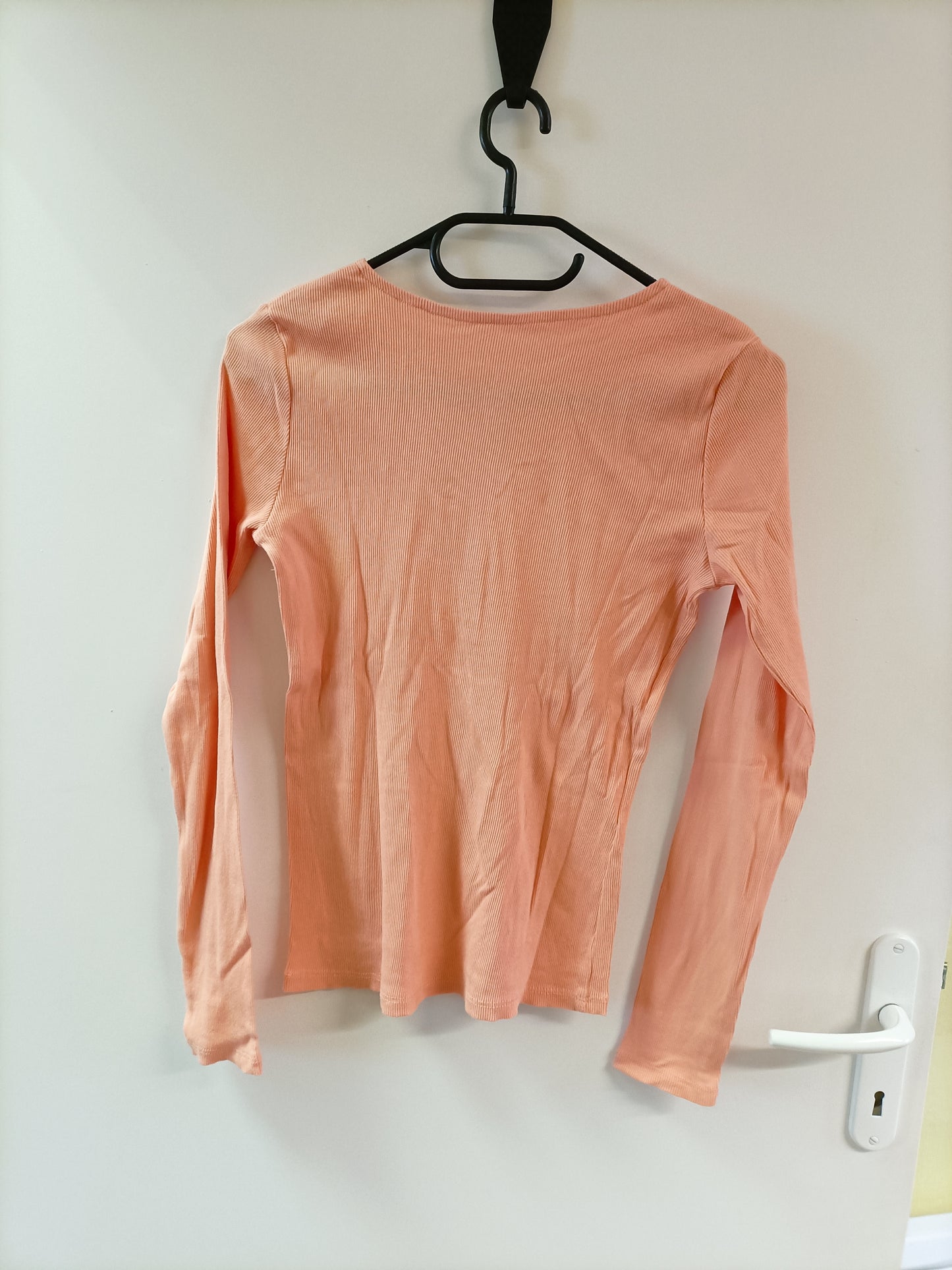 T-shirt manches longues Camaïeu corail Taille S