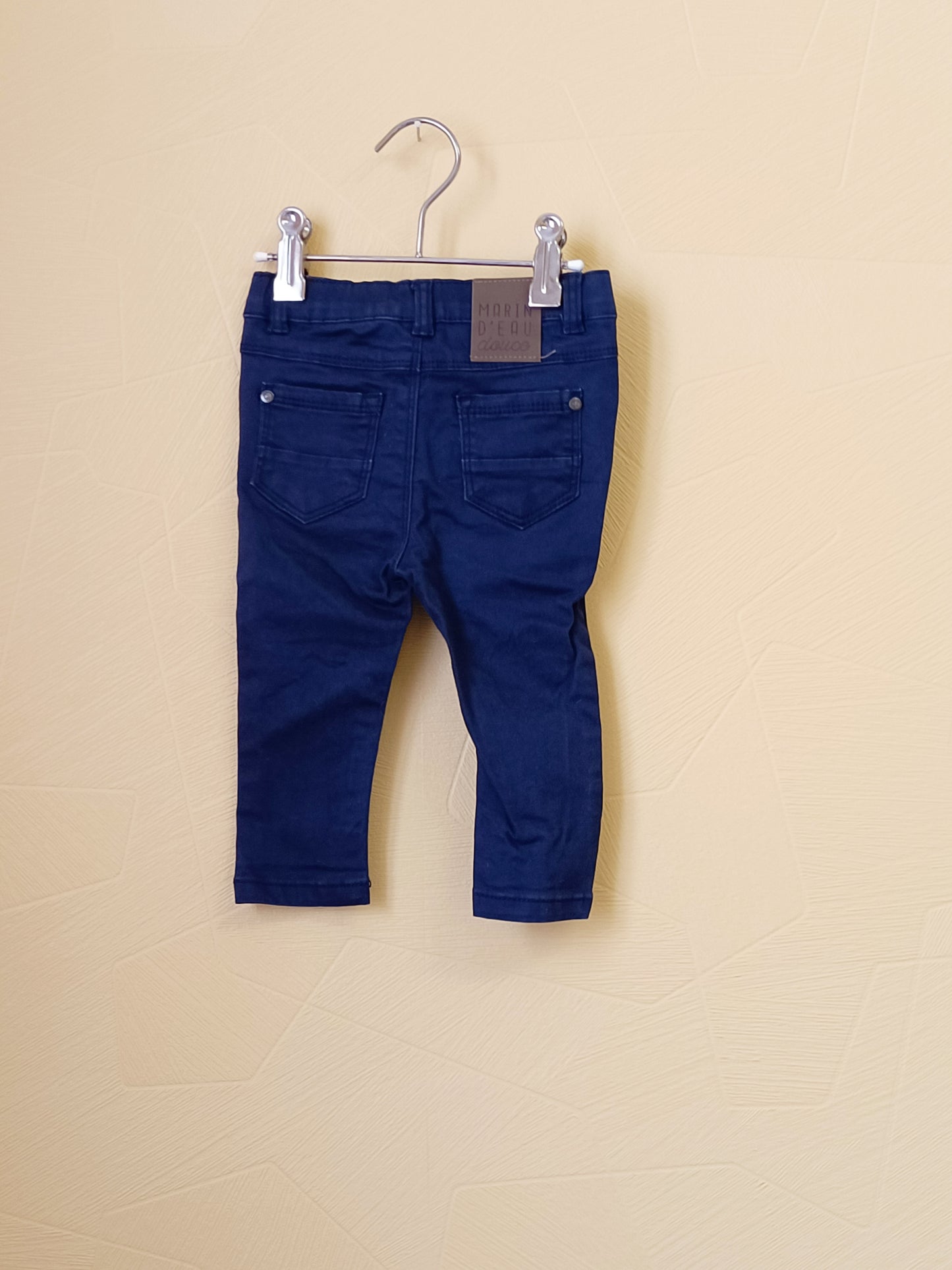 Jeans Tape à l'Œil bleu marine Taille 12 Mois
