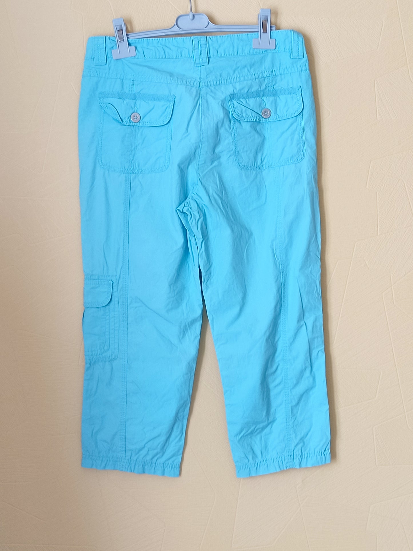 Pantacourt Bexleys Woman turquoise Taille 38