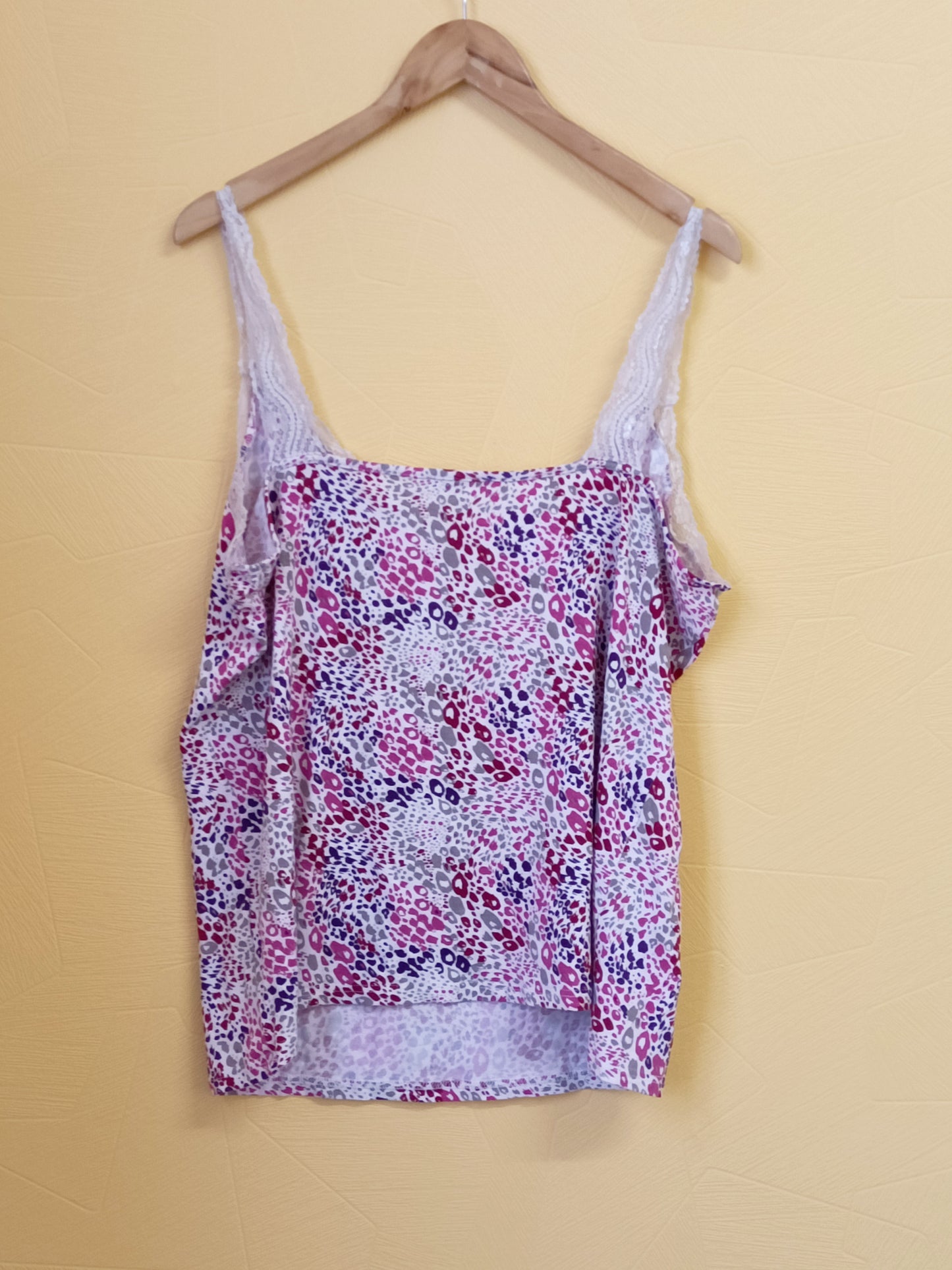 Débardeur 3 Suisses blanc fleuri Taille 50/52