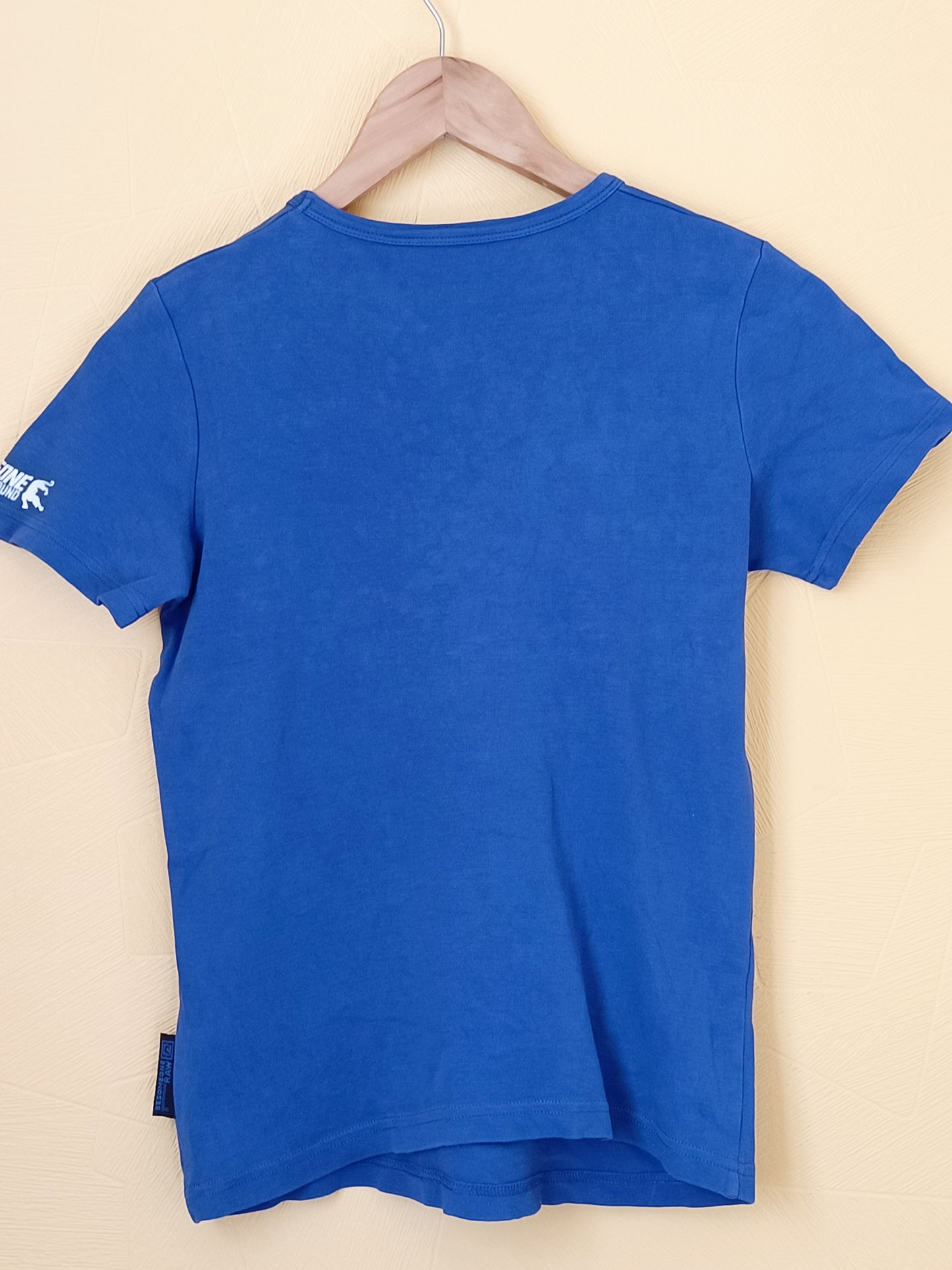 T-shirt RAW bleu avec impression Taille 12 Ans