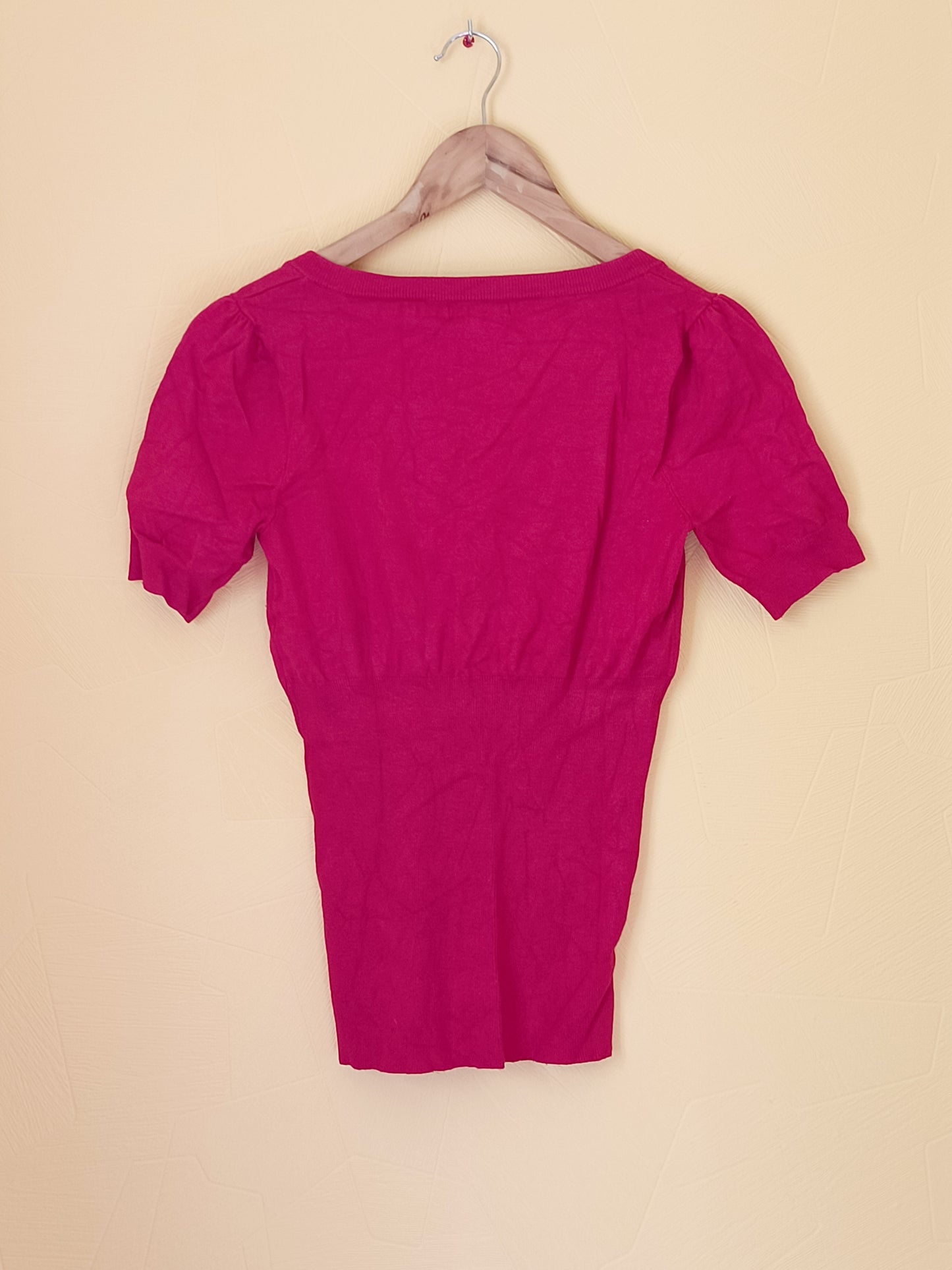 Pull manches courtes Morgan rouge Taille S