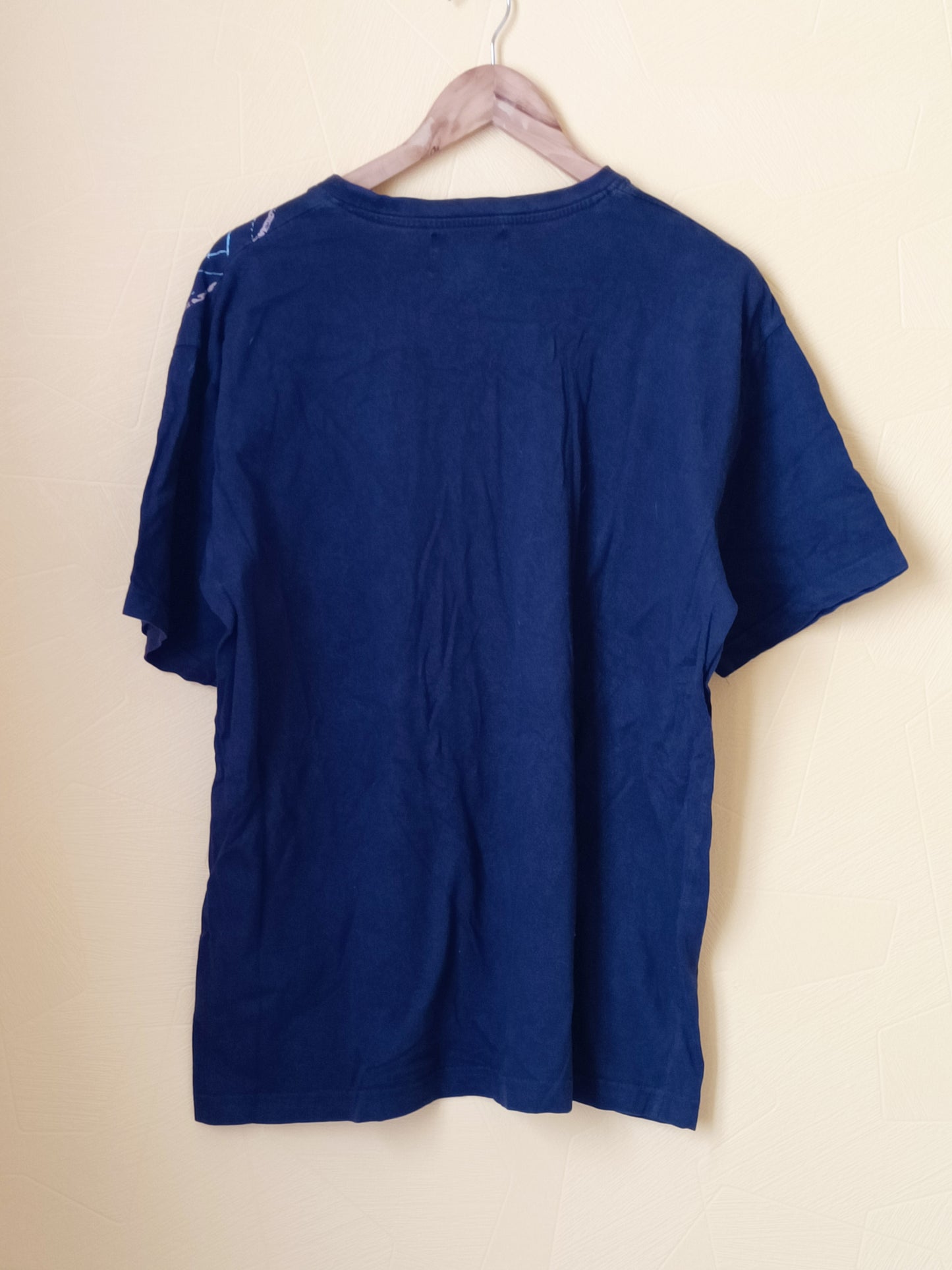T-shirt Atlas For Men bleu marine avec impression Taille XL