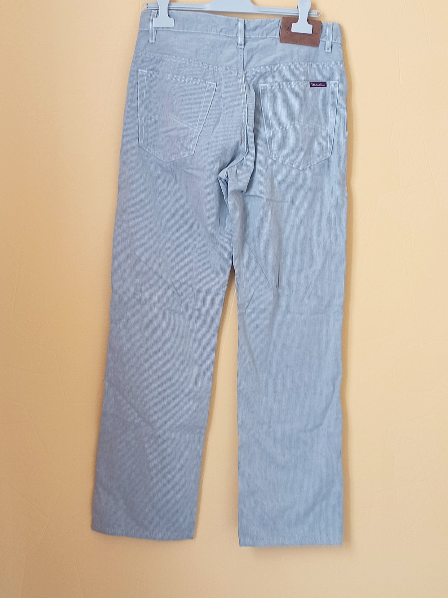 Pantalon Marlboro Classic gris clair rayé Taille W34 L34 (42)