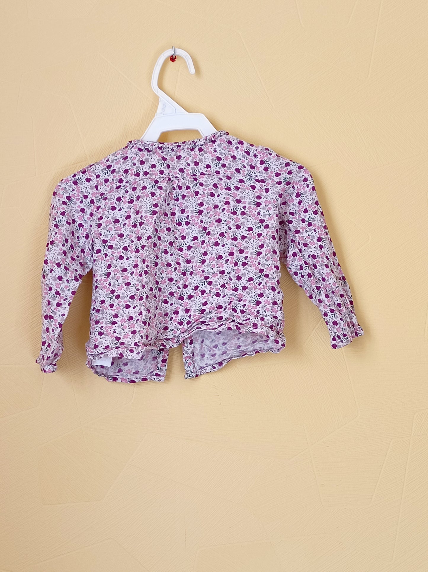 Chemise Young Dimension fleurie Taille 24/36 Mois