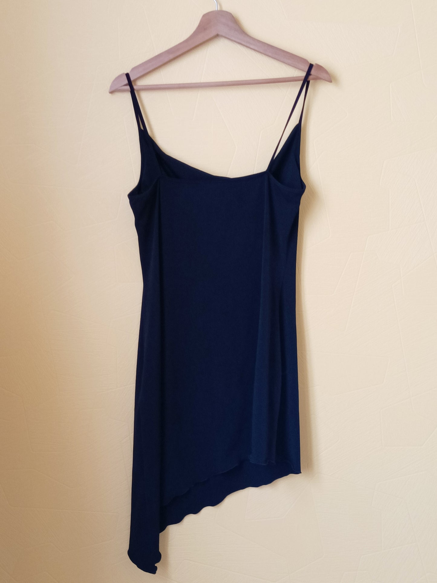 Robe asymétrique Promod noire à bretelles Taille M