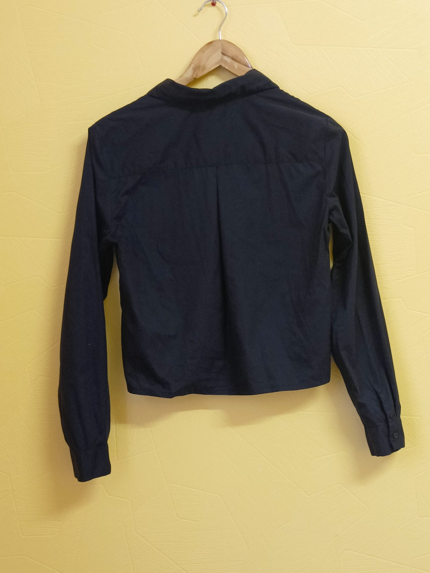 Chemise manches longues noire Taille 12 Ans