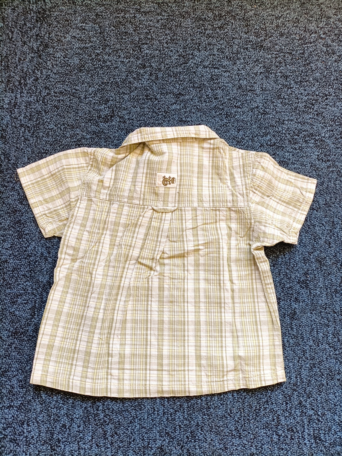 Chemise manches courtes Kimbaloo à carreaux Taille 18 Mois