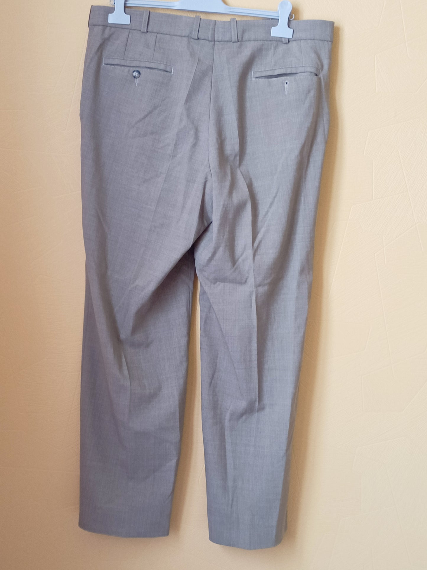 Pantalon de costume Harold beige foncé Taille 48