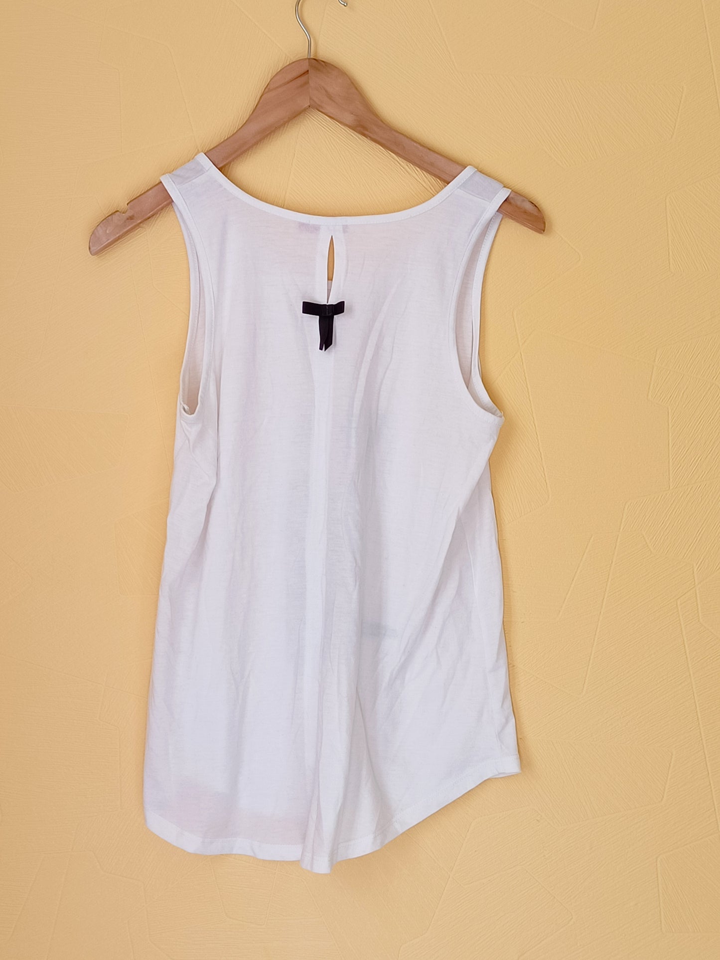 Débardeur Tissaia blanc avec Impression Taille 38/40