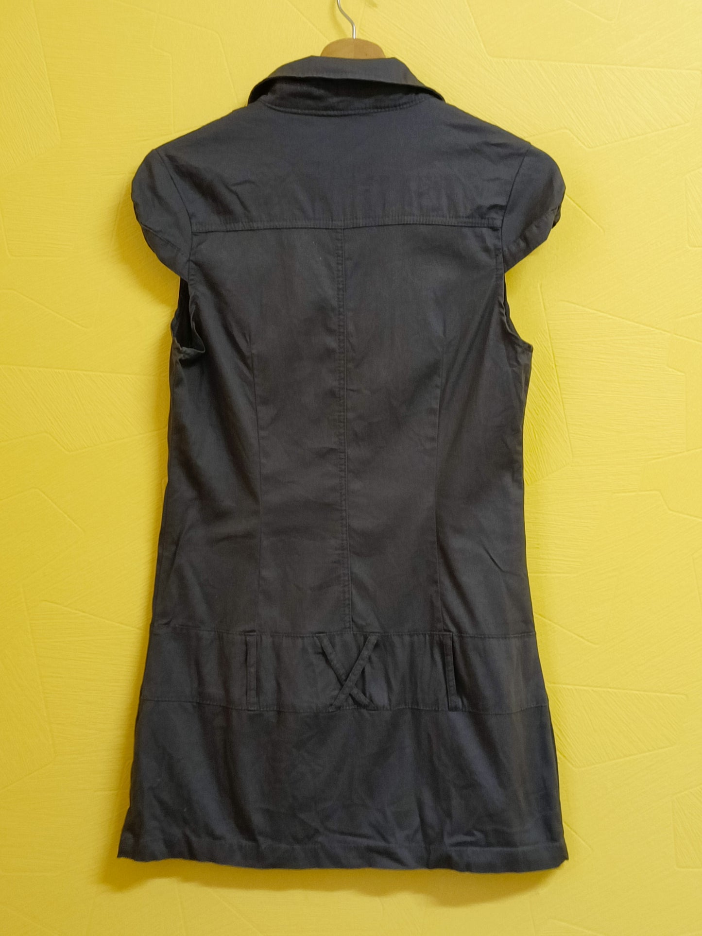 Robe sans manches No Excuse grise avec fermeture Taille S