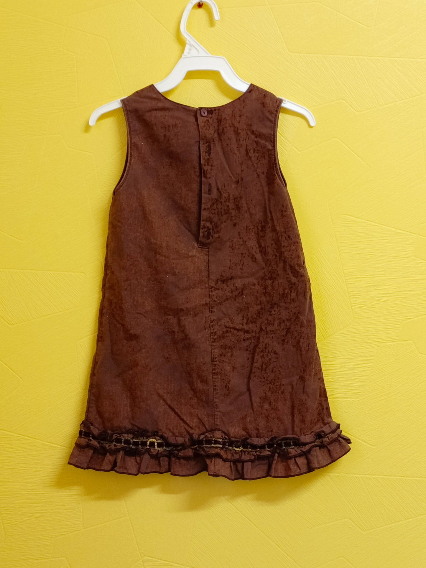 Robe sans manche CFK bordeaux Taille 6 Ans