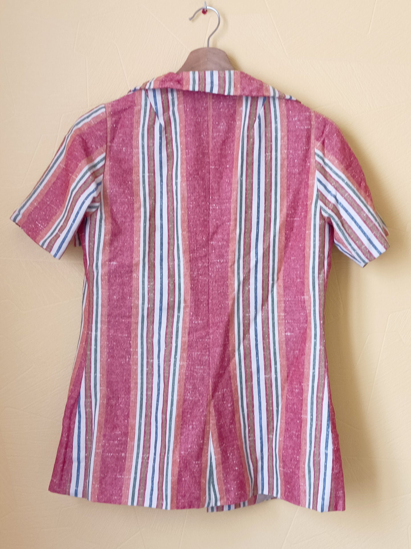 Veste manches courtes Siegelstoff rayée Taille S