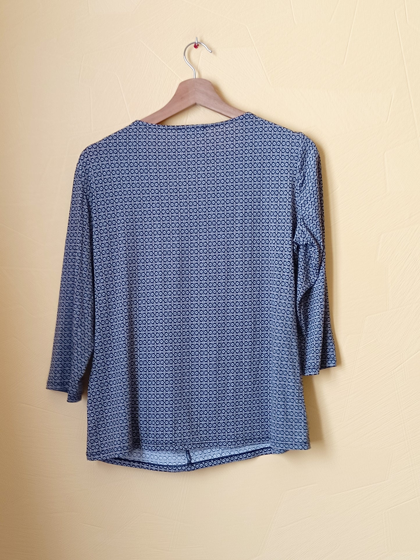 Tunique Cache-Cache noire à motifs Taille L