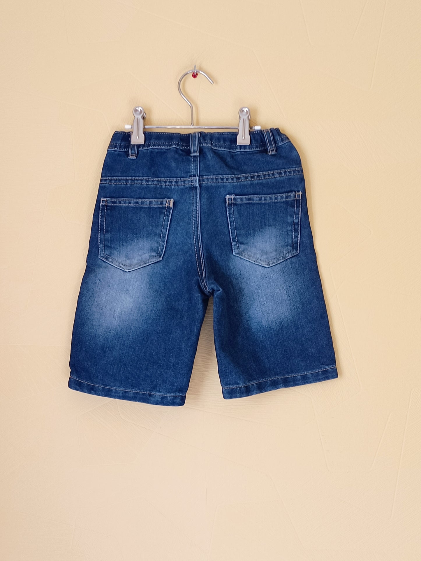 Short en jeans U essentiel bleu délavé Taille 7 Ans