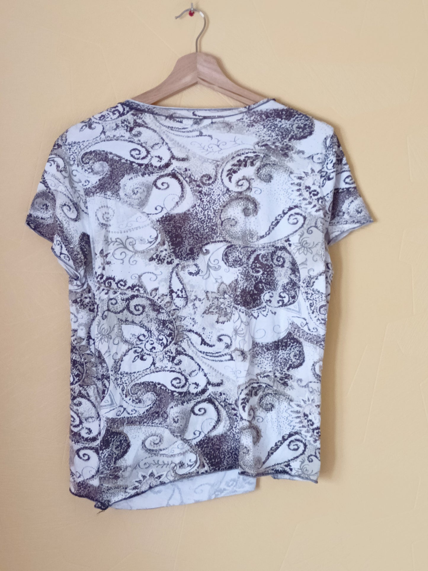 T-shirt Scottage blanc à motifs Taille XL