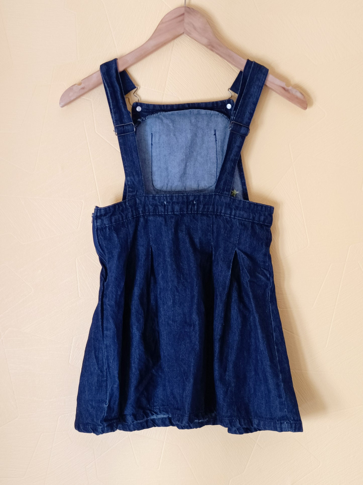 Robe à bretelles en jeans Lulu Castagnette bleue Taille 8 Ans