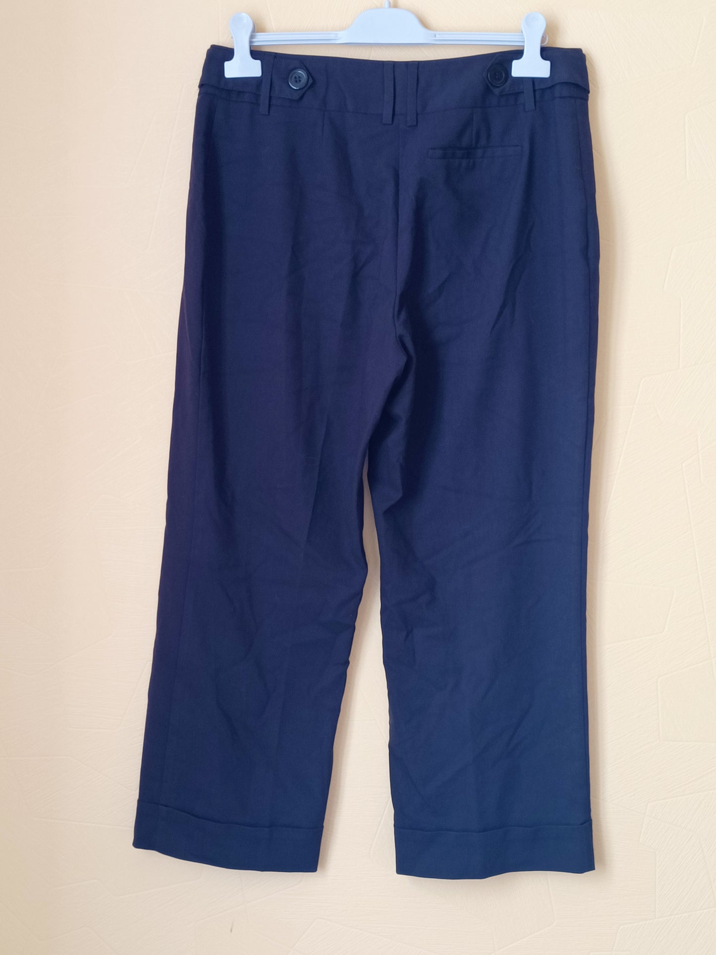 Pantalon jambes larges Camaïeu marron Taille 44